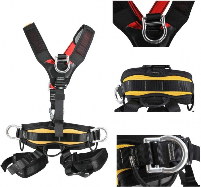 Thicken Professional Climbing Harness Safe Seat Belt for Rock Fire