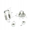 CTSC Wire Rope Clamp 3/8 inch 3 Pack Zinc Plated - Wire Rope Clip - Wire  Cable
